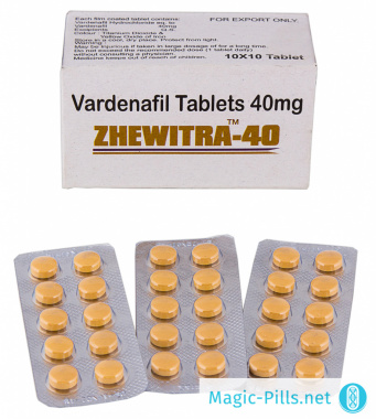Таблетки Zhewitra 40 mg в упаковке 1