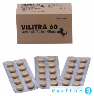 Таблетки Vilitra 60 mg в упаковке 1