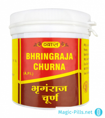 Порошок Bhringraja Churna в упаковке 1
