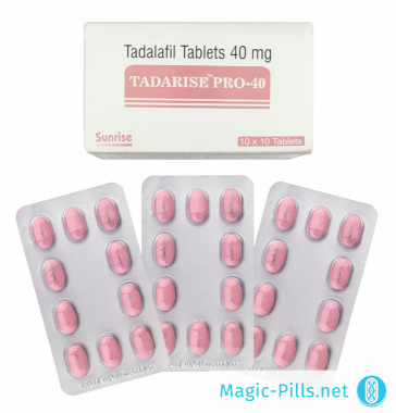 Таблетки Tadarise Pro 40 в упаковке 1